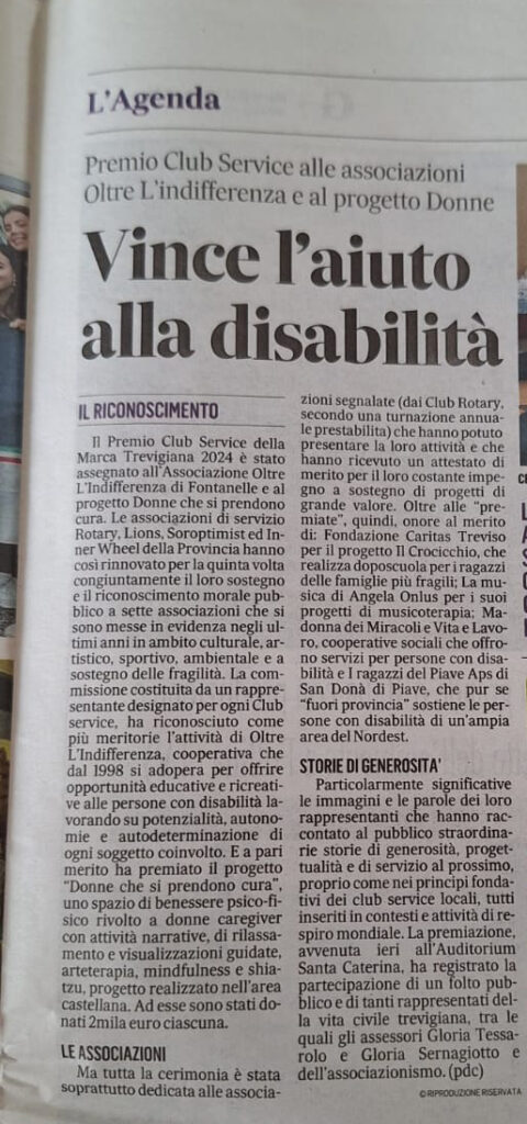 ARTICOLO GIORNALE